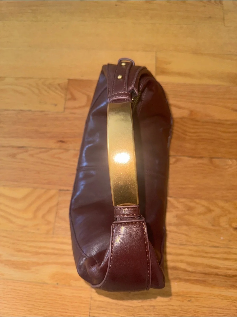 Zara oval hobo purse
